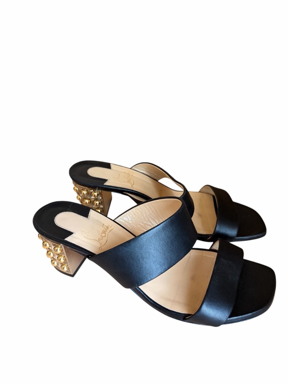 Christian Louboutin Opticat
55mm heels RETAIL 995